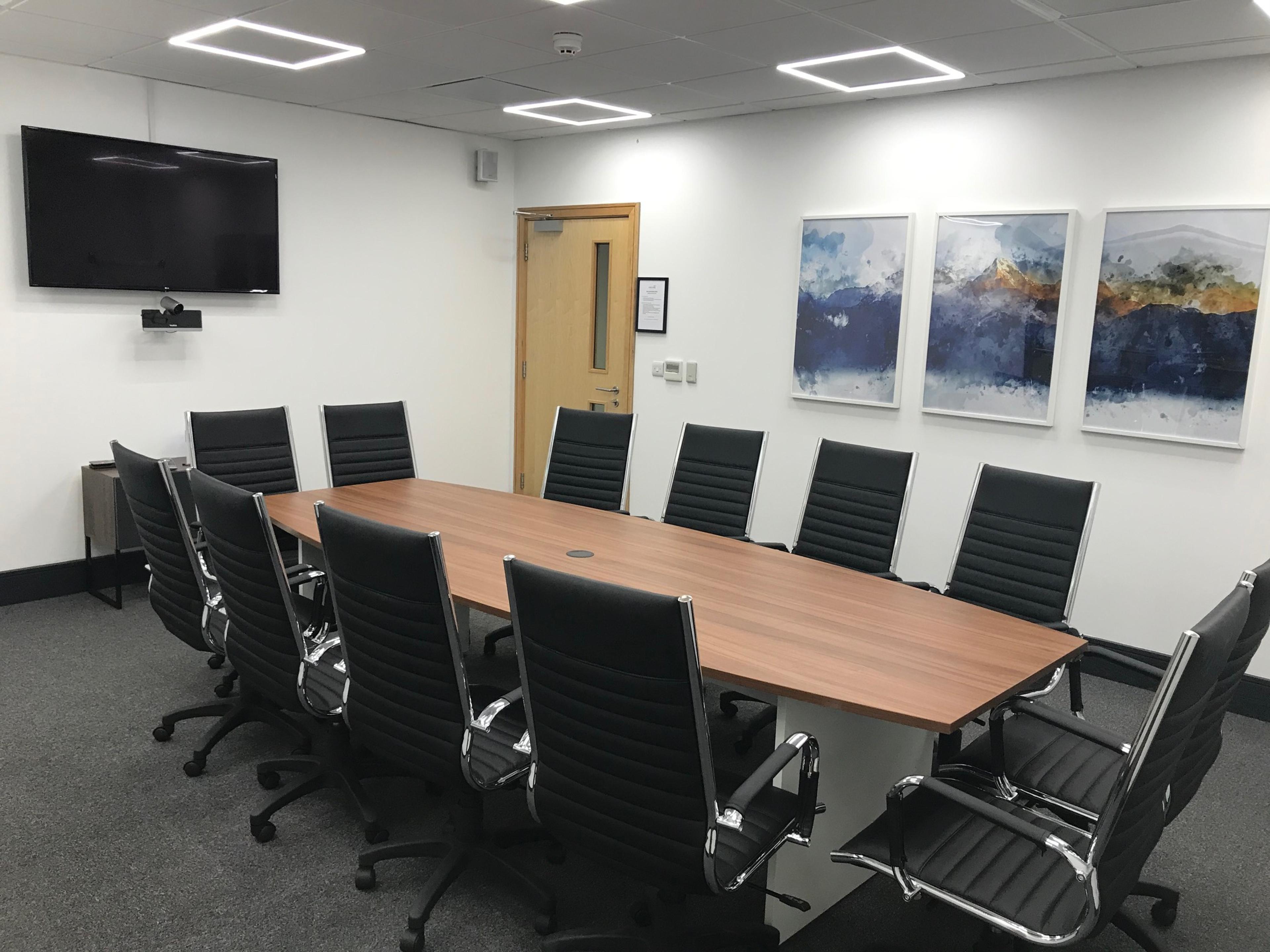 The Wilberforce meeting room at Hope Park City Gateway Bradford set up for a workshop